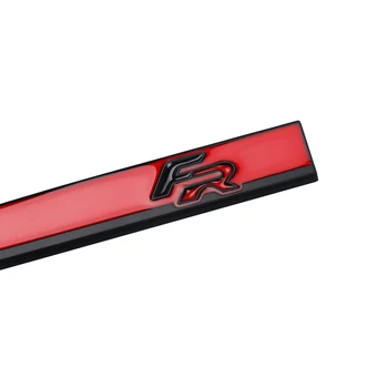 2Pcs/Set de Aleación de Zinc Nuevo FR Emblema de Fender Lado de la etiqueta Engomada del Coche Insignia De Seat leon FR Ibiza Altea Exeo de los Accesorios del Coche de Carreras de Fórmula