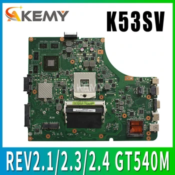 K53SV de la placa base del ordenador Portátil para ASUS K53SM K53SC K53SJ K53S A53S original de la placa base K53SV REV2.1/2.3/2.4 USB 3.0 GT540M 1G 8*Memoria