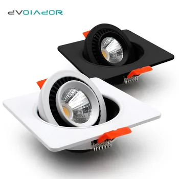 Dimmable LED Downlight de la Rotación de 360 Grados Ajustable del Punto del Techo del Led de Luz de lámpara Empotrada LED Para la Iluminación del Hogar accesorios