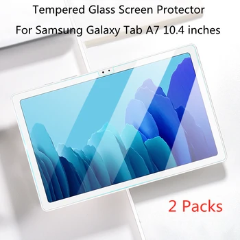 2Pcs Premium 9H Vidrio Templado Para Samsung Galaxy Tab A7 10.4 2020 SM - T500 T505 T507 Protector de Pantalla Protectora de la Tableta de la Película