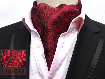RBOCOTT Mens Ascot Moda Paisley & Dot Ascot Corbata Para los Hombres de Traje Formal Camisa de Lujo tejido Jacquard Corbata de Lazo Para la Fiesta de Boda