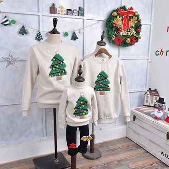 Jersey Suéter De Navidad De La Familia Look De Año Nuevo De La Ropa De La Familia Coincidencia De Trajes Camisa Padre Madre Hija Mamá Me Kid Ropa