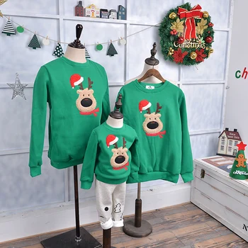 Jersey Suéter De Navidad De La Familia Look De Año Nuevo De La Ropa De La Familia Coincidencia De Trajes Camisa Padre Madre Hija Mamá Me Kid Ropa