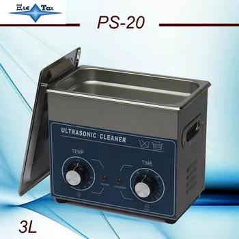 110v/220V PS-20 3L contador de tiempo y el calentador de limpiador ultrasónico 120W de la Joyería,dental ,placa de circuito de la tarjeta de memoria 3.2 L