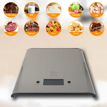 BECBI Electrónicos de Pesaje Escala 5000g/1g LCD balanza de Cocina Digital Diseño Digital de Precisión de Peso de los Alimentos a Escala