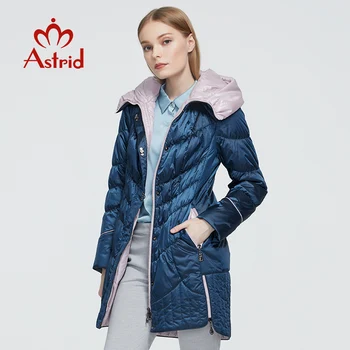 Astrid chaqueta de invierno de las mujeres abrigo Casual mujer Parkas Mujer con Capucha Abrigos sólido ucrania, Más el Tamaño de estilo de la moda mejor AM-5810