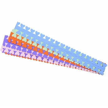 80pcs 30cm de Alta Calidad Rayas Quilling de Papel de Flores de Color Mezclado de Origami de Papel de la Mano de Artesanía BRICOLAJE, Suministros para el Hogar de Niños de Regalo