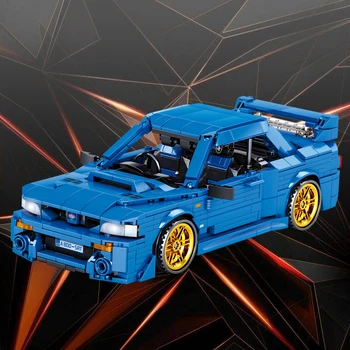 Impreza 22B Sti versión del Famoso Super coche de competición Deportiva Technic MOC Técnica de la Construcción de modelos de Bloques de Ladrillos de juguetes para niños regalos