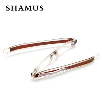 SHAMUS gafas de lectura de la Primavera Bisagra de 360 Grados de Rotación de Gafas Para la Lectura Portátil Hipermetropía Gafas Plegables de Bolsillo Lector