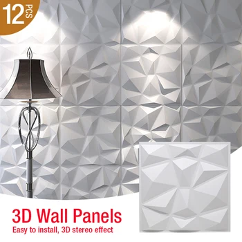 50x50cm 3D panel de azulejos molde de yeso de la pared 3D etiqueta engomada de la pared de la sala 3D fondo de pantalla Impermeable de la pared de tela de techo, cuarto de Baño de la Cocina