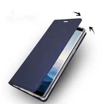 Honor 9A Caso de Libro de Cuero Flip funda para Huawei Honor 9A 9a Caso Magnético Ultra Delgada Wallet Stand Titular
