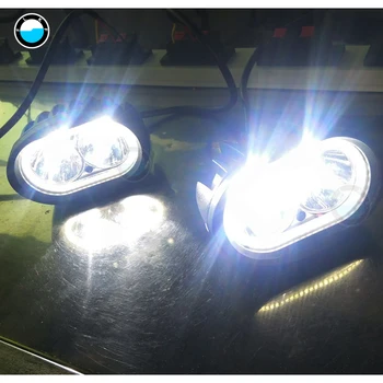 2 pc 20W LED Automóvil Luz de Trabajo para Jeep Motocicleta, Barco Offroad Tractor Barco Camión SUV ATV 4WD Camioneta ojo de angel LED de Luz de Trabajo