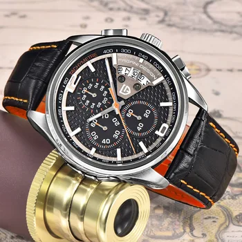 2019 Relojes de los Hombres de Lujo de la Marca Pagani Diseño Cronógrafo de Cuarzo Reloj Multifuncional de la Moda de los Hombres del Deporte del Reloj Relogio Masculino