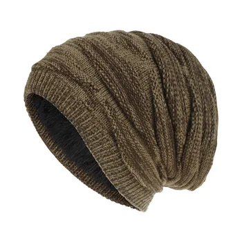 Regalo de navidad de lana sombrero de los hombres y de las mujeres calientes de ocio al aire libre sombrero tejido de punto 2020 NUEVO