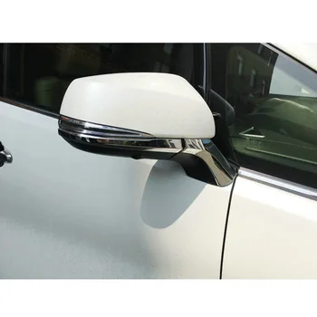 Para Toyota Alphard Vellfire 30 2016-2018 Espejo Retrovisor Coche Cubiertas De Ajuste Pegatinas Lentejuelas Decoración Exterior De Las Tiras De Accesorios