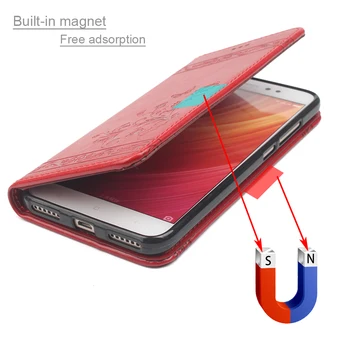 De lujo Flip Wallet funda de piel para Xiaomi Redmi 4 Pro TPU Teléfono de la Bolsa de Xaomi Redmi 4 Pro Cubierta Protectora Xiomi Redmi 4 Pro Coque