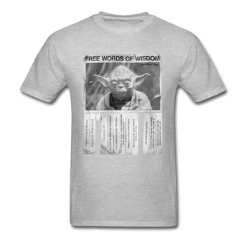 Divertida Camiseta Maestro de las Palabras de la Sabiduría de camiseta de los Hombres de Negro camisetas Algodón de la Tela de la Ropa de Calle de Estilo de Tops Camisetas Personalizar