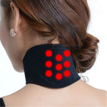 2020 Cuello Masajeador Terapia Magnética Turmalina piedras Auto-calefacción Abrazadera de Soporte Analgésico Cuidado de la Salud de las Mujeres de los Hombres