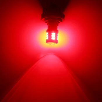 NHAUTP 2Pcs 1156 BA15S P21w LED Coche Bombillas de Luz de 12V 24V Auto Camión LED de las Luces de Reversa del Estacionamiento de la Lámpara DRL Ámbar Blanco Rojo 12-28v