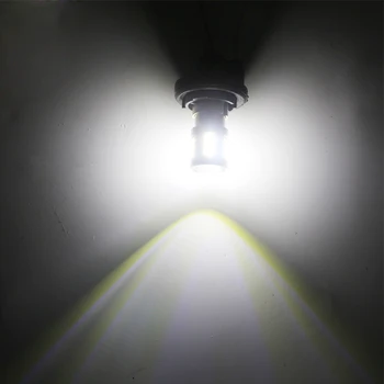 NHAUTP 2Pcs 1156 BA15S P21w LED Coche Bombillas de Luz de 12V 24V Auto Camión LED de las Luces de Reversa del Estacionamiento de la Lámpara DRL Ámbar Blanco Rojo 12-28v