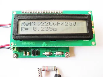 Nueva 0.001-120 Ohm la resistencia interna de la batería probador con ESR función de medición