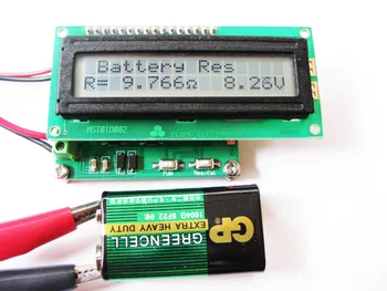 Nueva 0.001-120 Ohm la resistencia interna de la batería probador con ESR función de medición