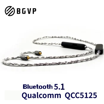 BGVP M2 TWS Auricular Bluetooth Cable 6N de un Solo Cristal de Cobre bañado en Plata de Cable de Actualización 0.78 MMCX Interfaz Adaptativa de Codificación