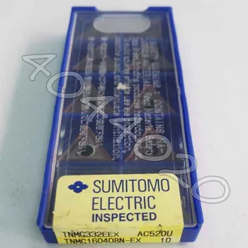 TNMG160408N-EX AC520U 10pcs/box Sumitomo Nuevas originales de la cuchilla de Carburo de