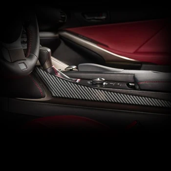 Para LEXUS IS250 300 H accesorios de la Consola central del Engranaje de Panel Panel decorar fibra de carbono Vuelva a colocar molduras interiores de automóviles pegatinas