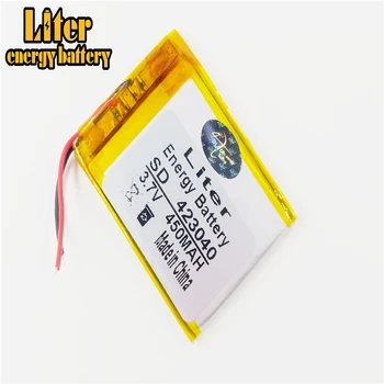 Los fabricantes de suministro de polímero de litio de la batería de altavoz 423040 450mah