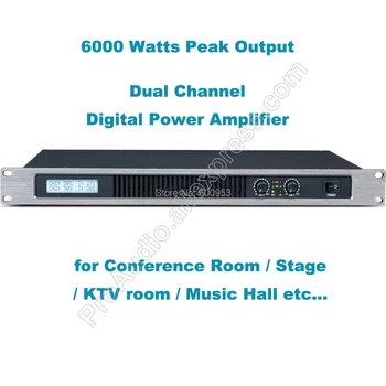 2 Canales de 6000 Vatios Digital Profesional Amplificador de Potencia AMPLIFICADOR Estéreo MICWL de Audio GB350