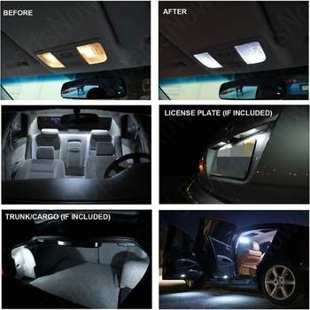 10x luces interiores Led Para BMW serie 6 F13 de coches de Luces de Led Para los Coches kit de iluminación de bombillas Canbus