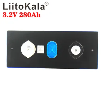 4PCS LiitoKala 3.2 V 280Ah lifepo4 batería de BRICOLAJE 12V 280AH batería recargable para la E-vespa RV sistema de almacenamiento de Energía Solar