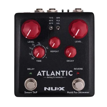 NUX Guitarra Eléctrica Pedal Multi Procesador de Efectos Simulador de Amplificador de Retardo Reverb de Refuerzo Kompressor Guitarra Acústica Partes Accesorios