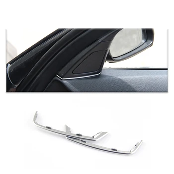 Los altavoces de las puertas de marco de recorte de lentejuelas f10 f11 BMW serie 5 2011-2017 2pcs puerta tweeter ranura del tapón de pegatinas originales de material ABS