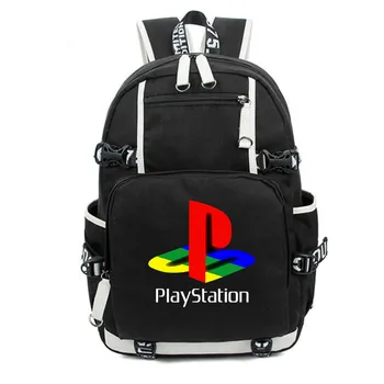 Playstation Lienzo Mochila Adolescentes Mochila de Impresión Escuela de Bolsa de la Bolsa de libros de Ps4 Bolsa de Viaje Portátil bagpack