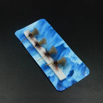 ESPECTADOR 4pcs/caja 12# Goddard Natural Caddis stillwater patrón de moscas secas flotando en el agua de pelo de ciervo cuerpo de la mosca la pesca con señuelos