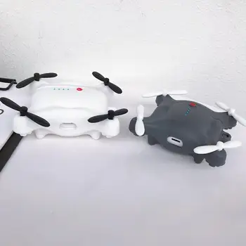 Mini Drone 3D Suave de Silicona para Auriculares Caso de Airpods Pro de la Creatividad Cosas Extrañas Cubierta de Protección para AirPods 2 Caso