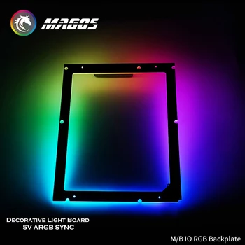 M/B Luminoso de la Almohadilla de luz de fondo / Placa RGB, Sinfónica de 5V ARGB de SINCRONIZACIÓN se Utiliza Para ATX/MATX/ITX MOBO, Equipo Gamer MOD de la Contaminación lumínica