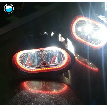 2pcs 20W LED de Luz de Trabajo LED del Coche de la Luz de Iluminación Auxiliar de Spotlight Para Off-road del Vehículo Motocicleta Autos SUV ATV 4WD 4X4