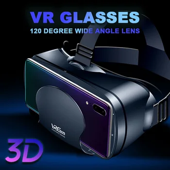 VRG Pro 3D VR, las Gafas de Realidad Virtual a Pantalla Completa Visual de Gran Angular VR Gafas De 5 a 7 pulgadas Smartphone Anteojos Dispositivos