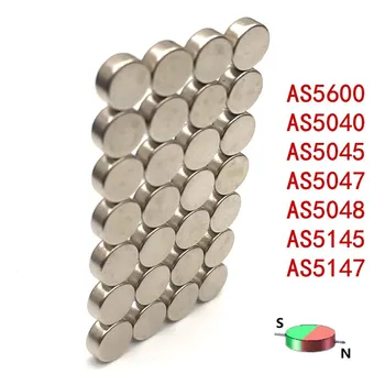 20pieces/LOTE encoder Magnético de imán Radial magnética del imán de Apoyo AS5600 AS5040 AS5045 AS5047 AS5048 AS5145 AS5147 de la Serie
