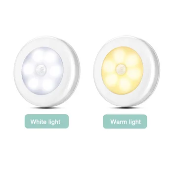 Mini Carga Sensor de Luz de Noche LED de Ahorro de Energía del Cuerpo Humano de Inducción de la Lámpara del Hogar Dormitorio de la Lactancia materna las Luces de la Noche