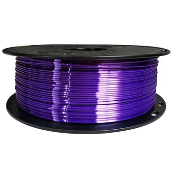De seda Púrpura Filamento PLA 1.75 mm 1000g de la Impresora 3d del Filamento Brillo Sedoso 3d Pen Materiales de Impresión Brillante Metalizado Accesorios pla