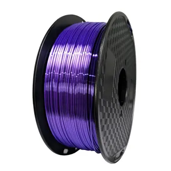 De seda Púrpura Filamento PLA 1.75 mm 1000g de la Impresora 3d del Filamento Brillo Sedoso 3d Pen Materiales de Impresión Brillante Metalizado Accesorios pla