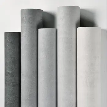 Beibehang de estilo Nórdico de cemento gris wallpaper tienda de ropa de la habitación de hotel de estilo industrial puro pigmento de color impermeable de fondo de pantalla