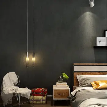 Beibehang de estilo Nórdico de cemento gris wallpaper tienda de ropa de la habitación de hotel de estilo industrial puro pigmento de color impermeable de fondo de pantalla