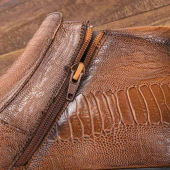 Los hombres de piel de Cocodrilo, Zapatos de Vestir Cremallera Lateral de Negocios de Oxford, para los hombres de Negocios Formales Clásico de Invierno de Lana Caliente Calzado