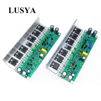Lusya 2pcs Estéreo A50 MOSFET Amplificador de 2 Canales AMPLIFICADOR de 50W IRFP140 IRFP9140 Clase Reunido Con Ángulo de Aluminio F9-010