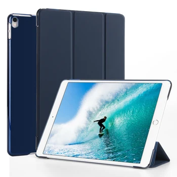 Para el iPad Air 2 de Aire 1 Caso De 2018 9.7 Funda Duro de PC de nuevo 2017 Cuero de la Pu Smart Case para iPad 5º 6º 7º 8º Gen Caso 10.2 2020